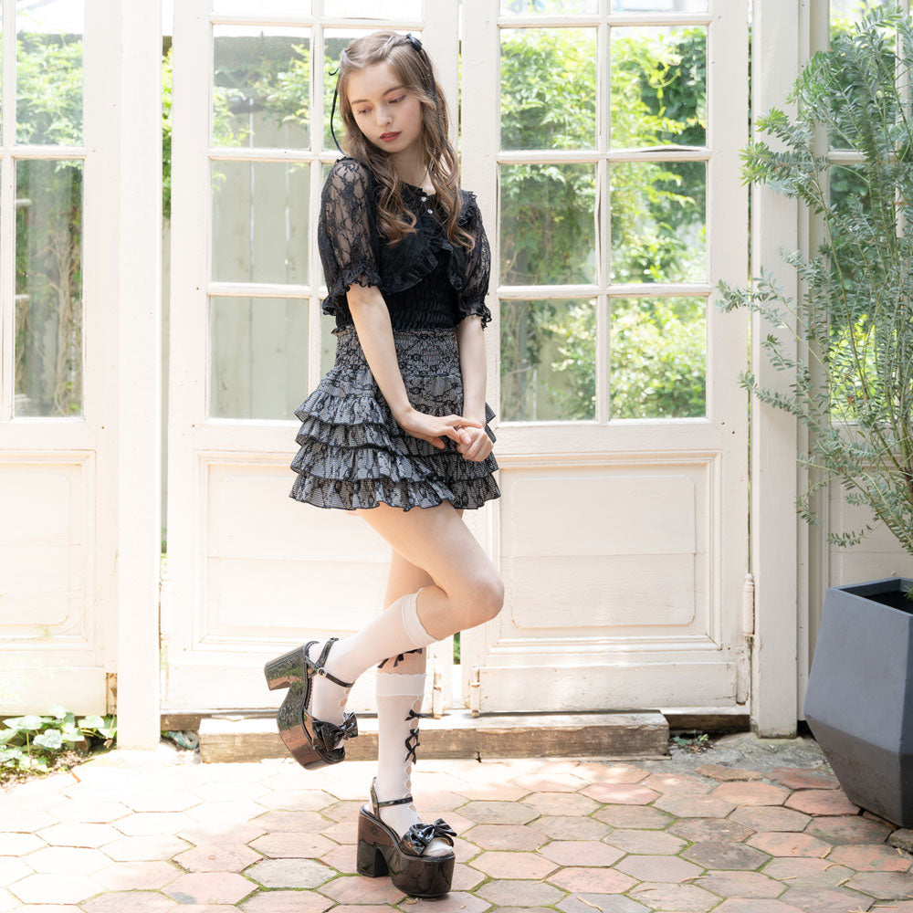 レースボレロsetシャーリングトップス – レディースファッション通販の