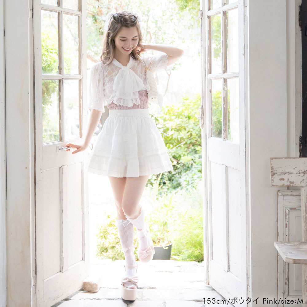 レースボレロsetシャーリングトップス – レディースファッション通販の