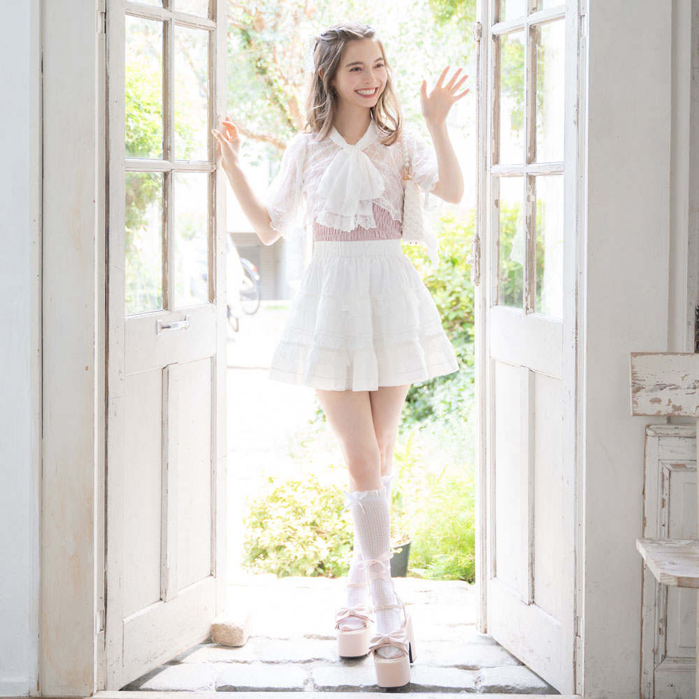 レースボレロsetシャーリングトップス – レディースファッション通販の