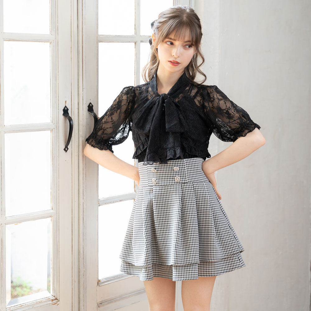 レースボレロsetシャーリングトップス – レディースファッション通販の