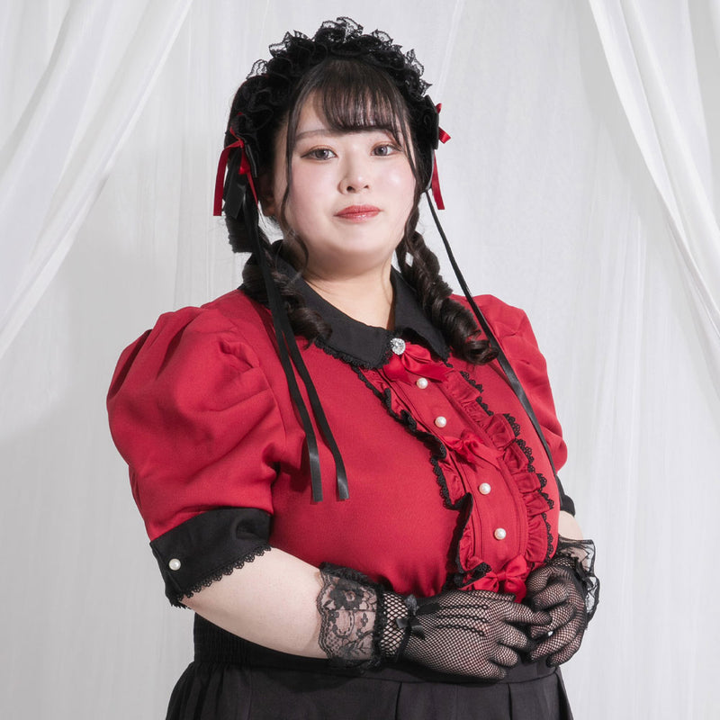 マトンスリーブブラウス