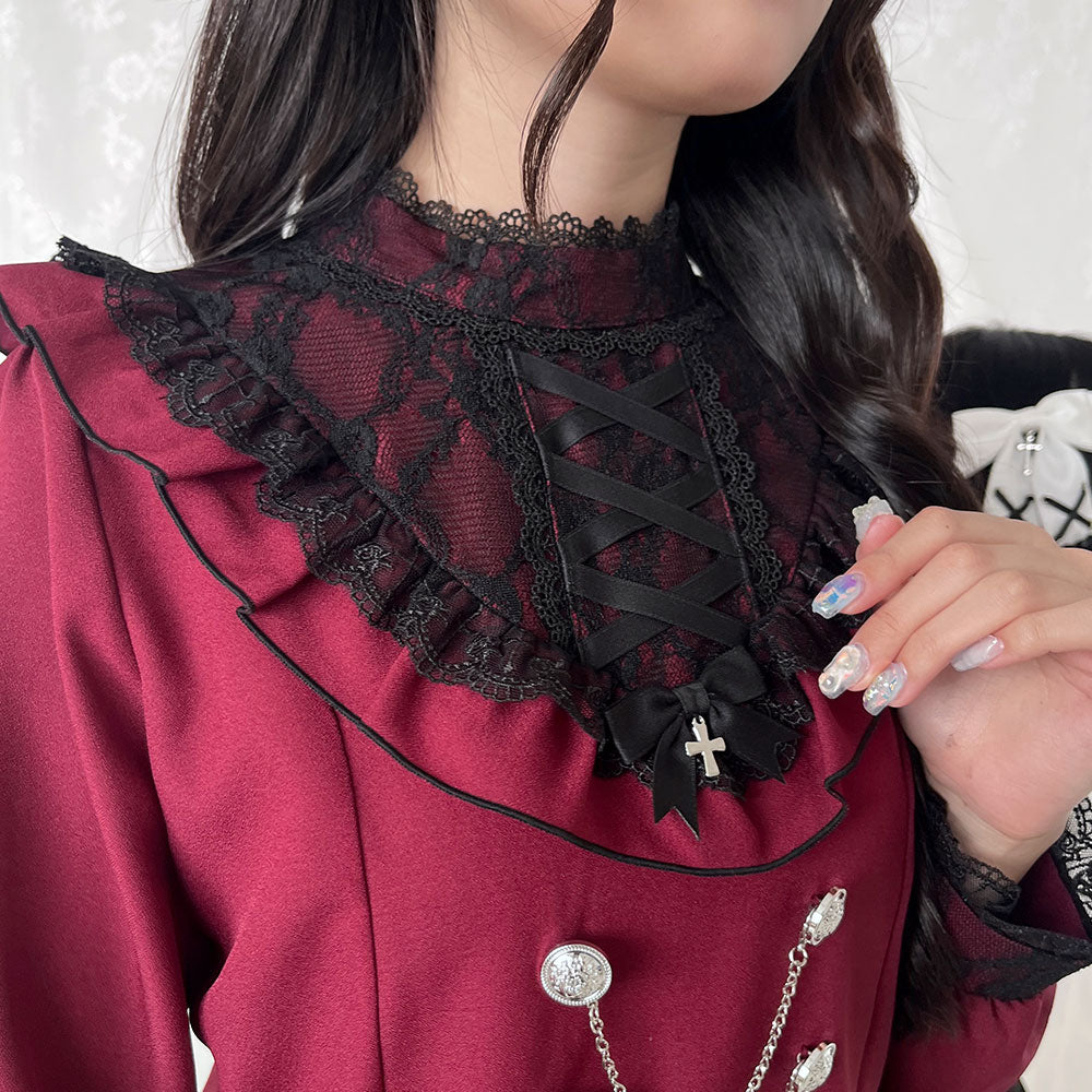 未使用 theory luxe アイレット レース ブラウス セオリー リュクス