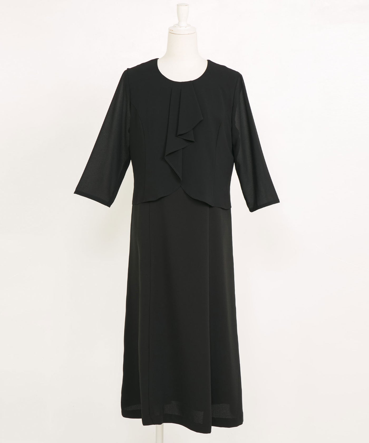 ブラックフォーマルワンピース【M/L/LL/3L/4L】 – レディース