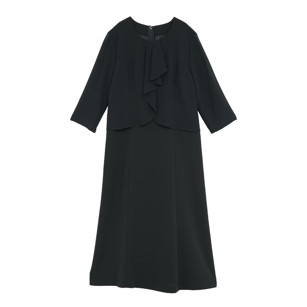 ブラックフォーマルワンピース【M/L/LL/3L/4L】 – レディース