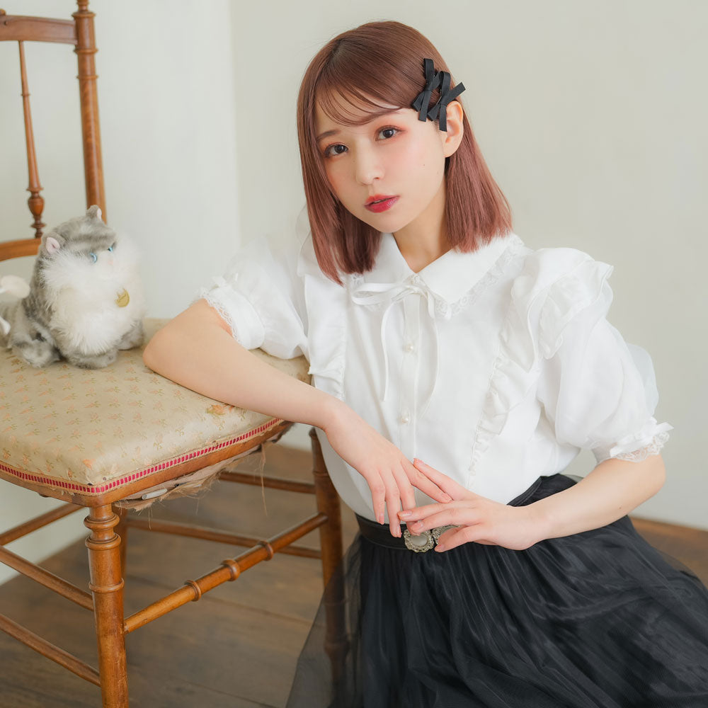 オーガンジー　フレア　プルオーバーブラウス　ノースリーブ Steven Alan＞フレア ノースリーブ プルオーバー