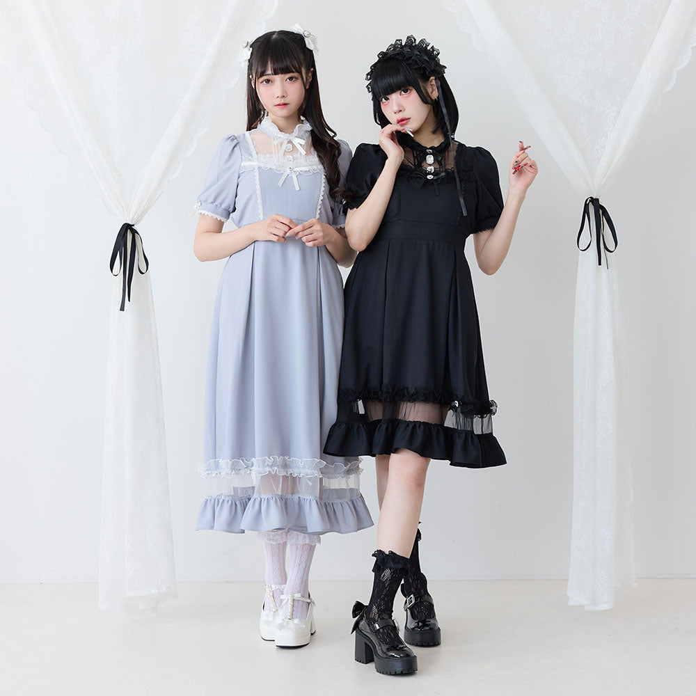 Maison Margiela チュール切替ワンピース チュール切替ワンピース – レディースファッション通販の夢展望【公式】