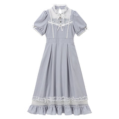 ロング　ブルーグレー