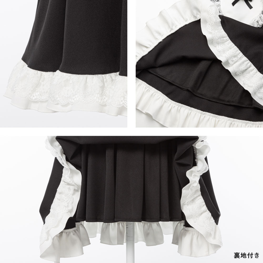 ハートポケットリボンフリルワンピース – レディースファッション通販