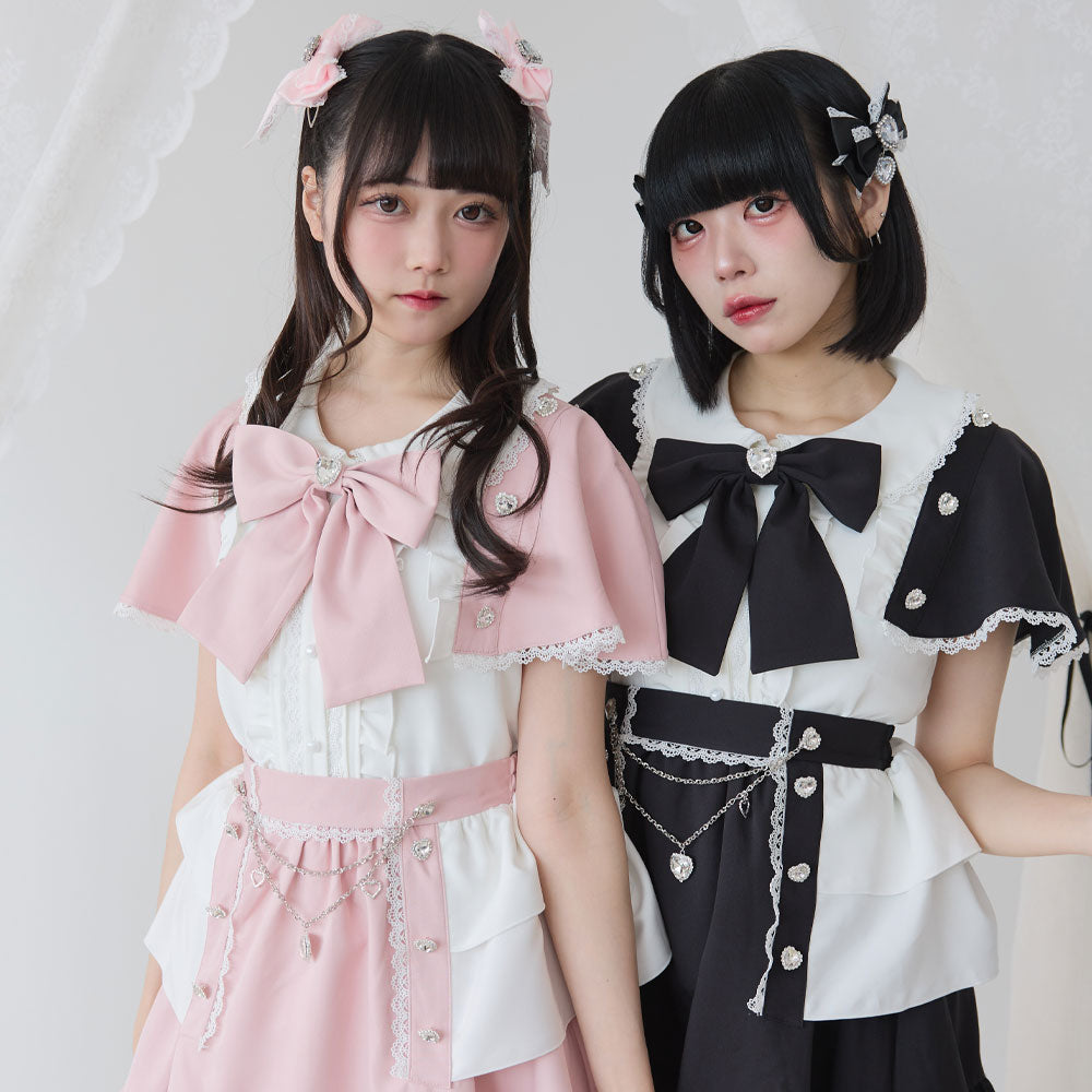 ◆Kaelu ◆プウアボーテ　リブインナー　ブラック＆ホワイト2点セット peu a beaute リブインナー | キャデリート オンラインショップ