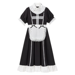 ロング　ブラック×ホワイト