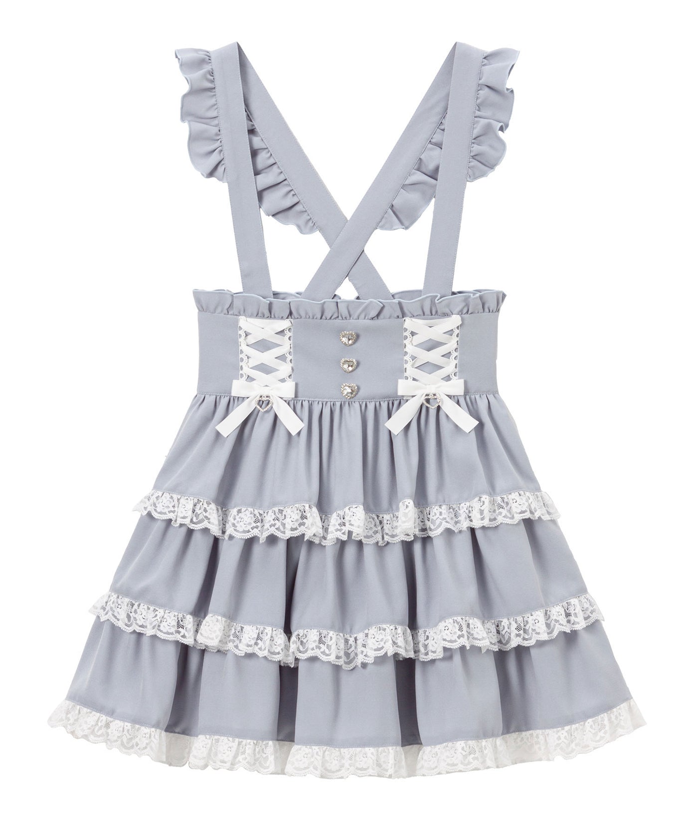 エムズグレイシー♡裾リボン♡ボレロ♡グレー♡ビジュー♡ エムズグレイシー♡裾リボン♡ボレロ♡グレー♡ビジュー♡ ハート