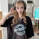 ビッグシルエットグラフィックTシャツ【選べる柄】【オーバーサイズ】【ロング丈】