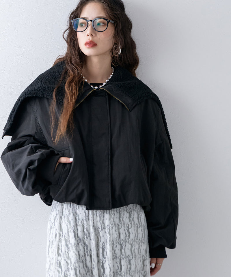 ミリタリー中綿ブルゾン