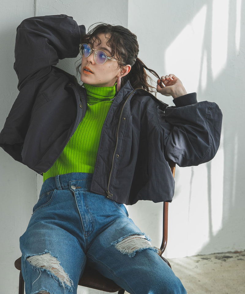 ミリタリー中綿ブルゾン