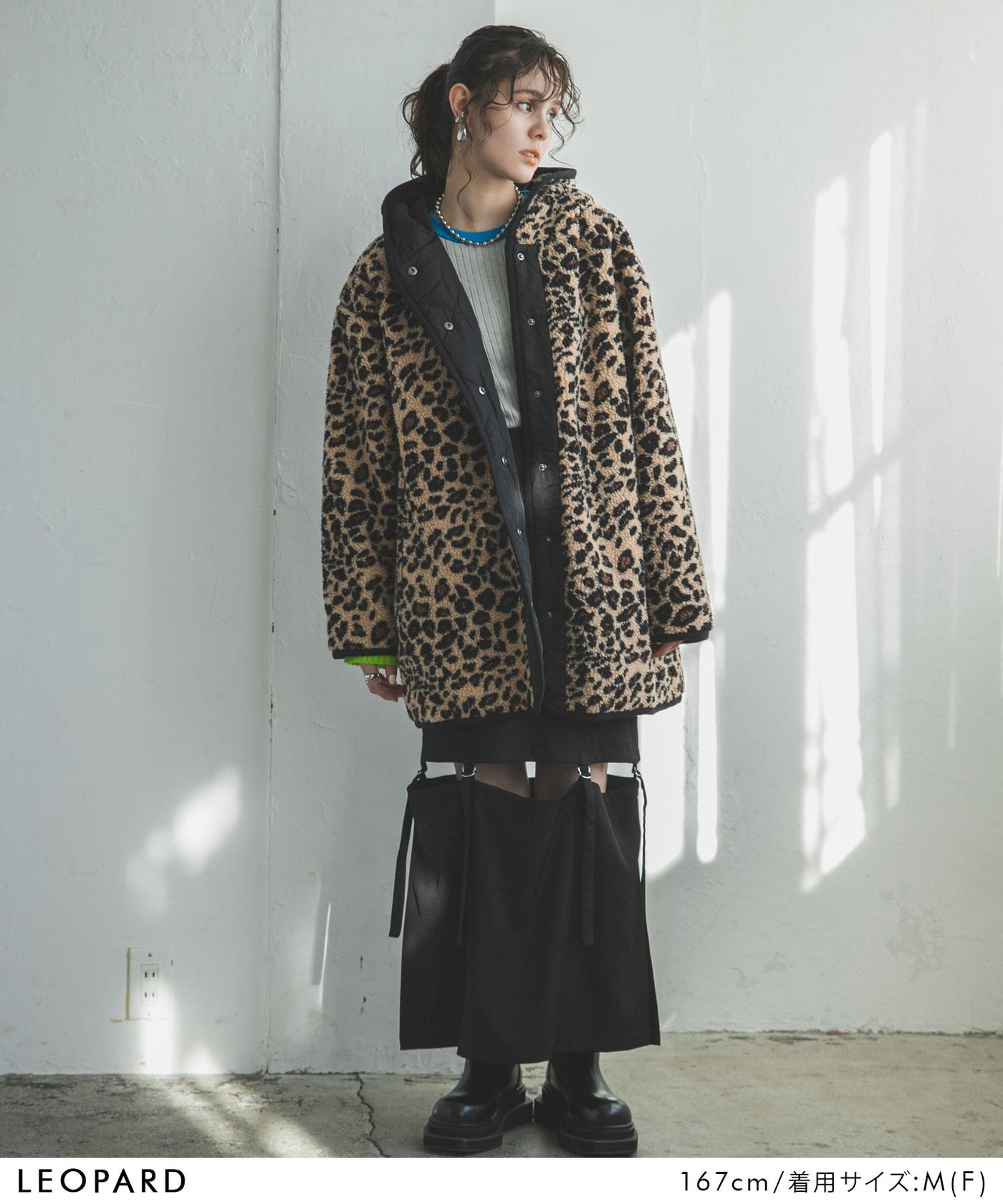 ボアリバーシブルフーディブルゾン – レディースファッション通販の夢