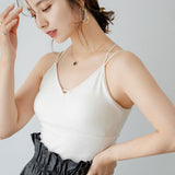 カップ付きバッククロスキャミ