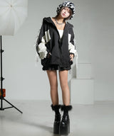 【新春セール】リボンレースティアードスカート