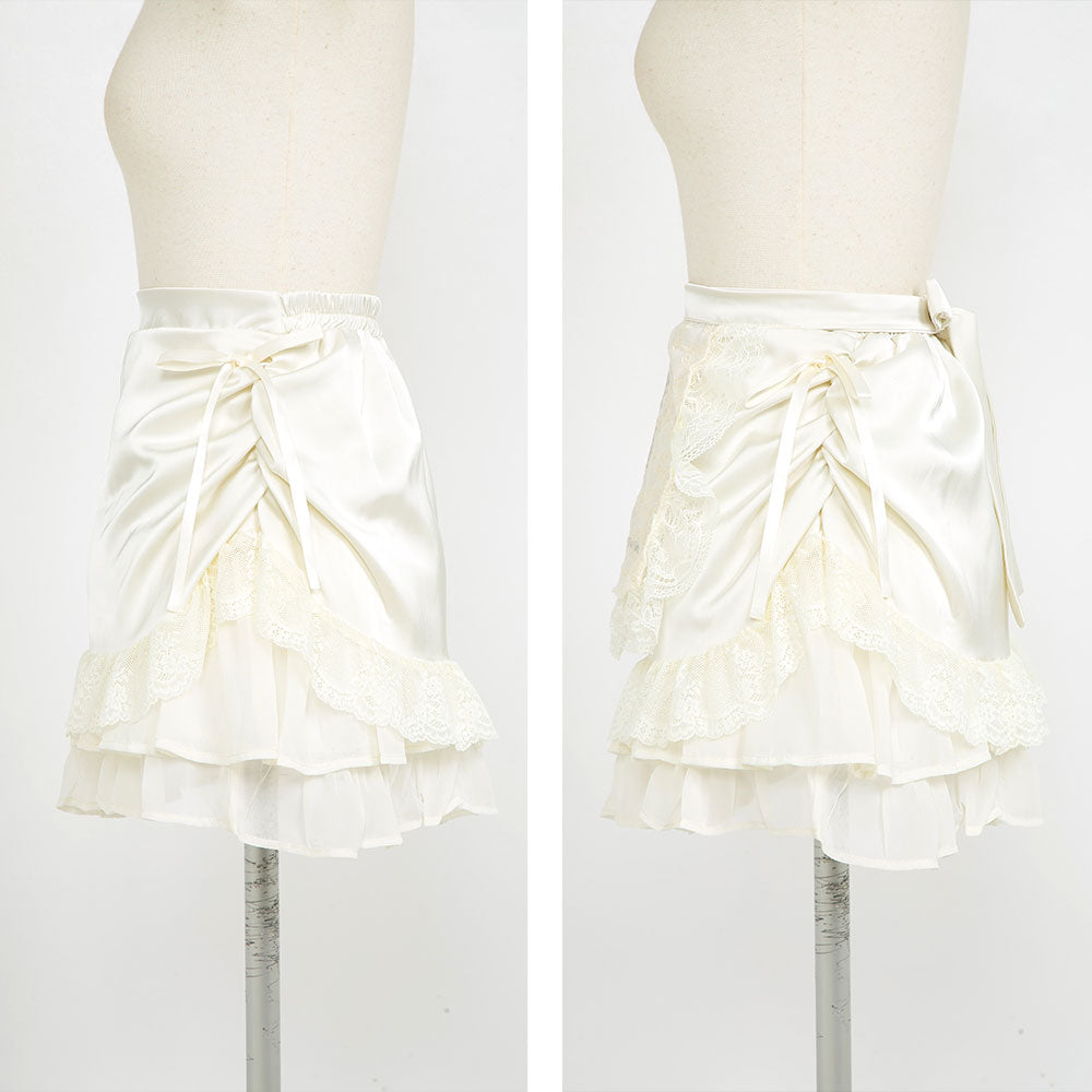 薔薇刺繍エプロンフリルスカパン – レディースファッション通販の夢
