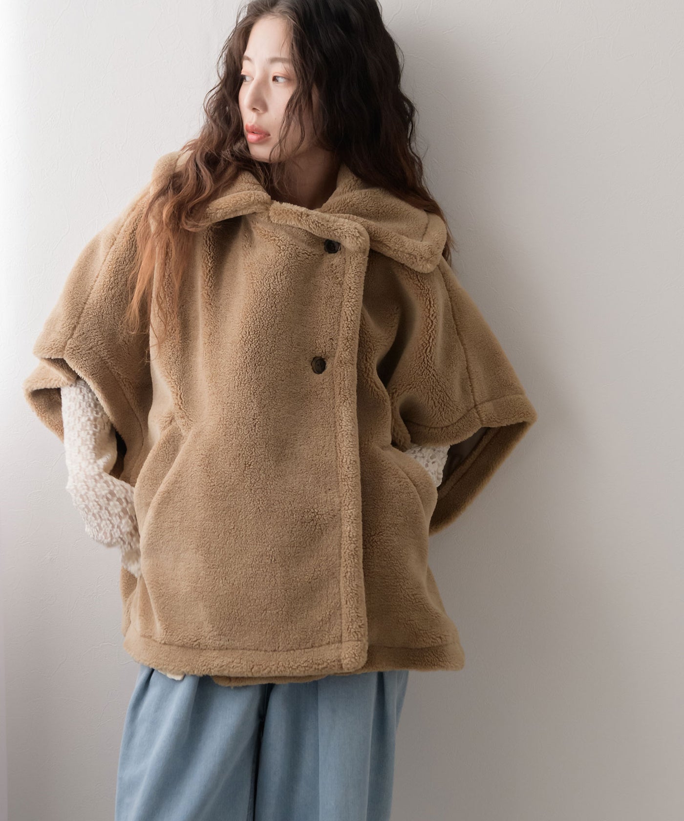 テディベアポンチョコート – レディースファッション通販の夢展望【公式】