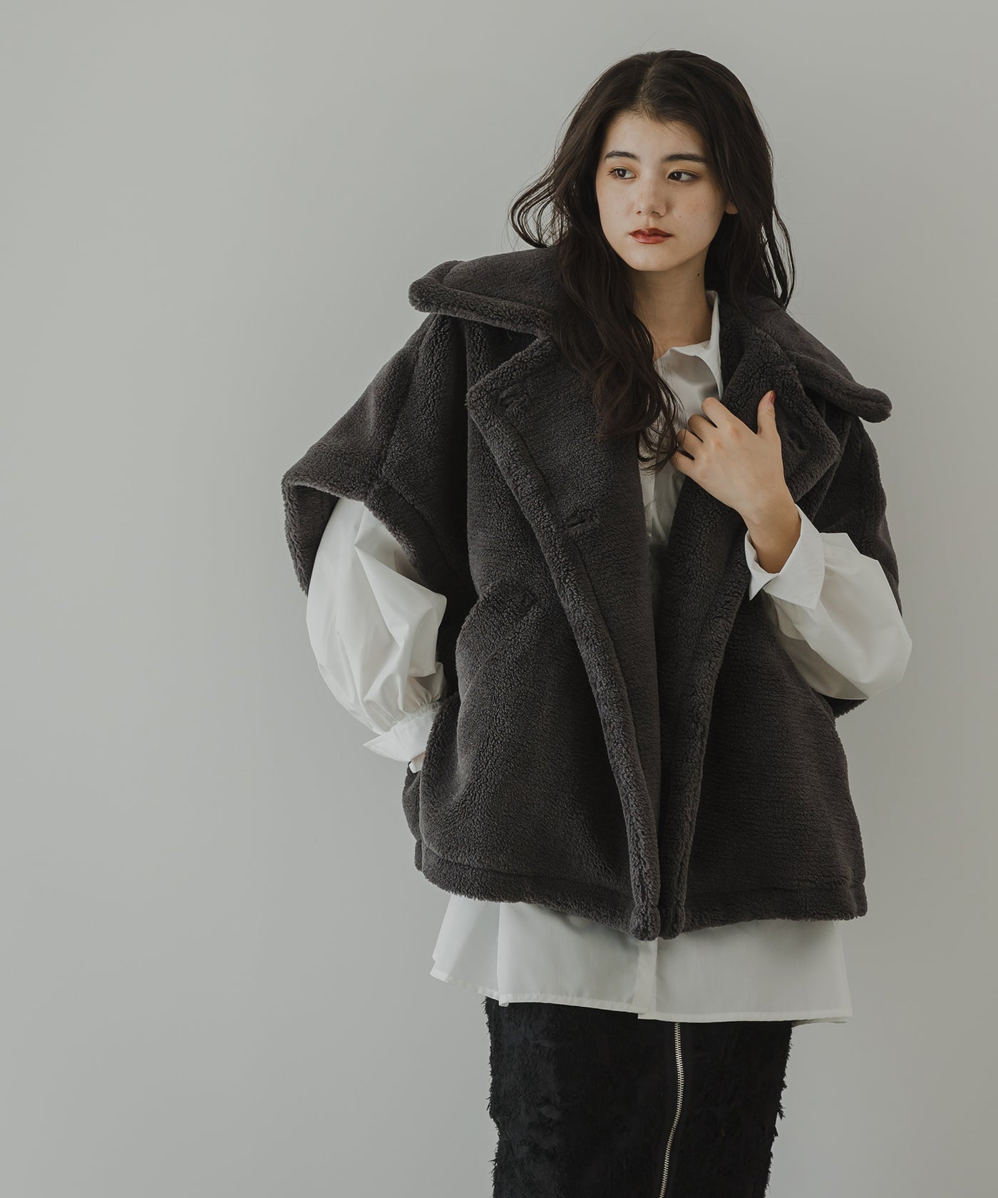 テディベアポンチョコート – レディースファッション通販の夢展望【公式】