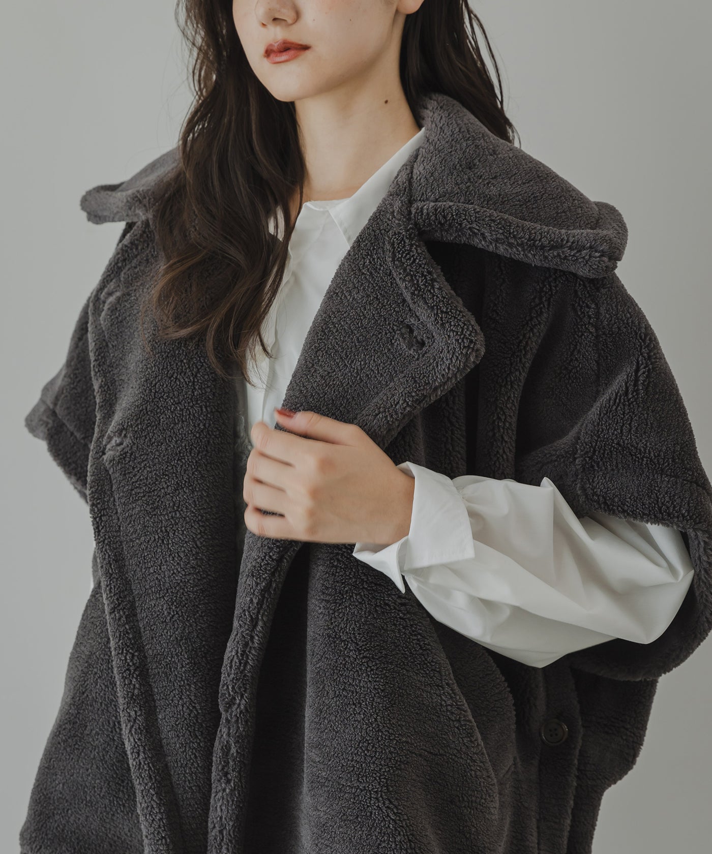 テディベアポンチョコート – レディースファッション通販の夢展望【公式】