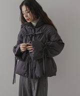 メニーリボンフェイクダウンコート