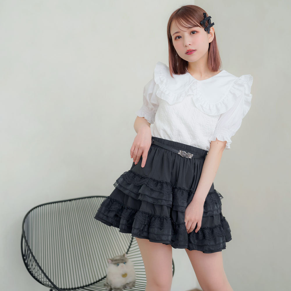バレリーナ風シアーなフリルワンピ セール】シアー フリルロングワンピース / Sheer Frill Long