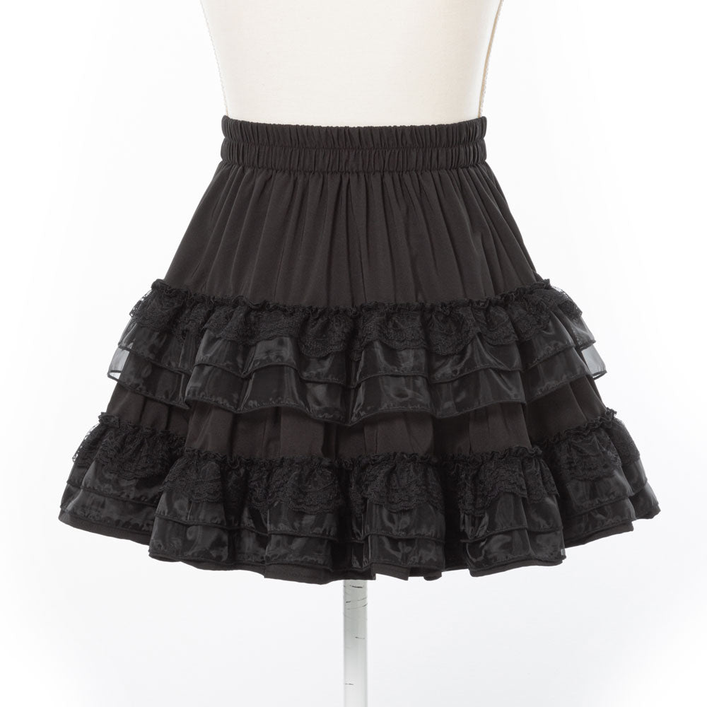 ティアードフリルバレリーナスカート【大きいサイズ有】 – レディース