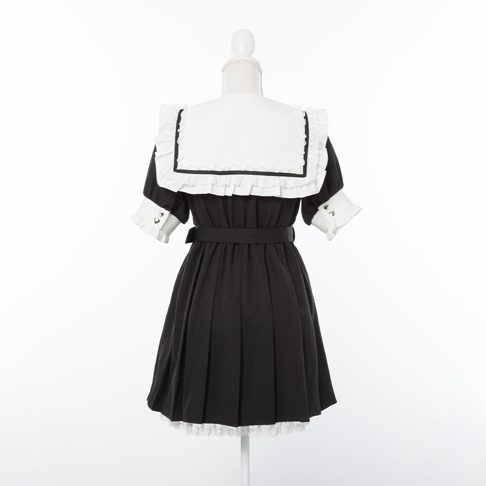 未使用 ビジュー フリル ワンピース レース M ダイアグラム コンチネンタル 534141-23_0494af02-d950-4b1c-