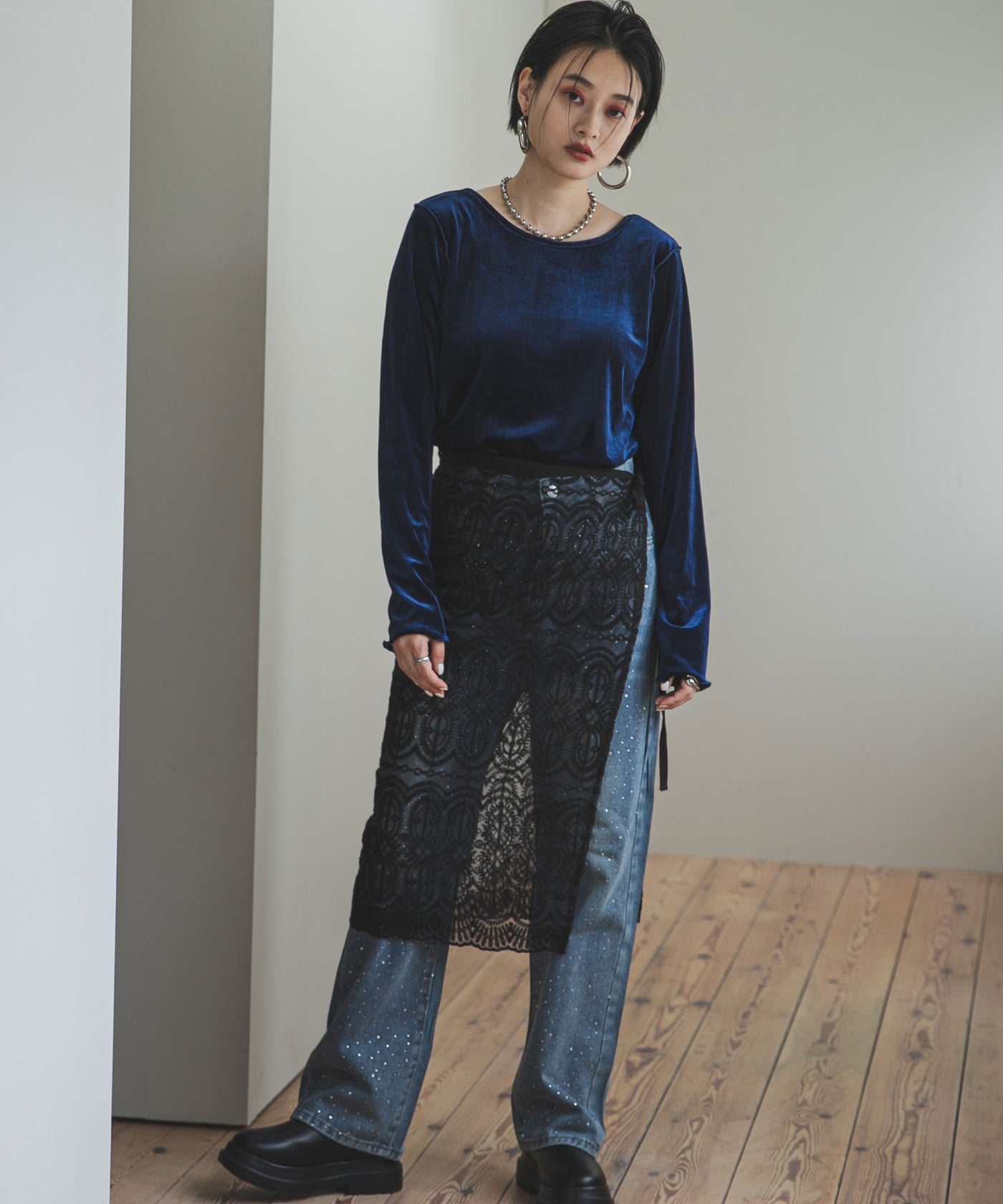 かお様セレクト SLY | FRONTZIP 2WAY トップス (シャツ・ブラウス ) |SHEL'TTER