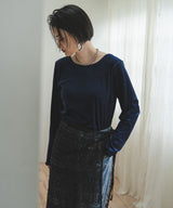 2wayベロアトップス