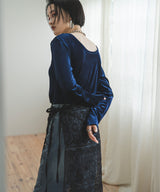 2wayベロアトップス