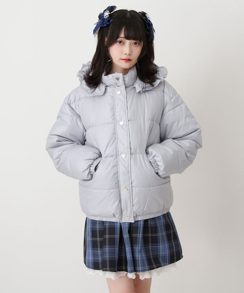 選べるデザイン中綿ハートブルゾン