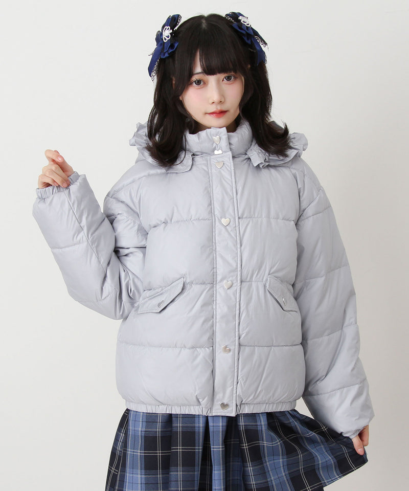 選べるデザイン中綿ハートブルゾン