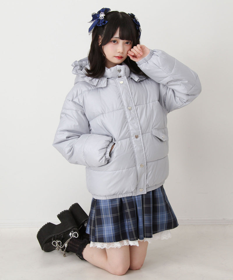 選べるデザイン中綿ハートブルゾン