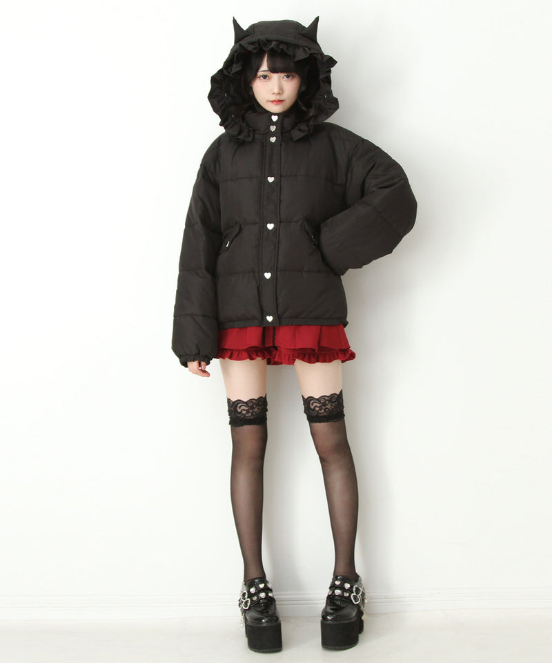 選べるデザイン中綿ハートブルゾン