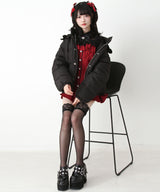 選べるデザイン中綿ハートブルゾン