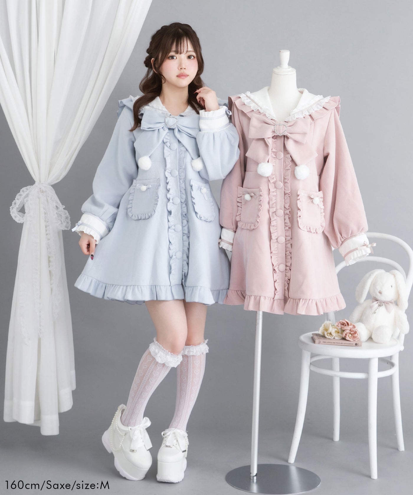 Clastellar RIBBON COAT クラステラー　リボン　コート Fur ribbon coat – ClaSTEllaR