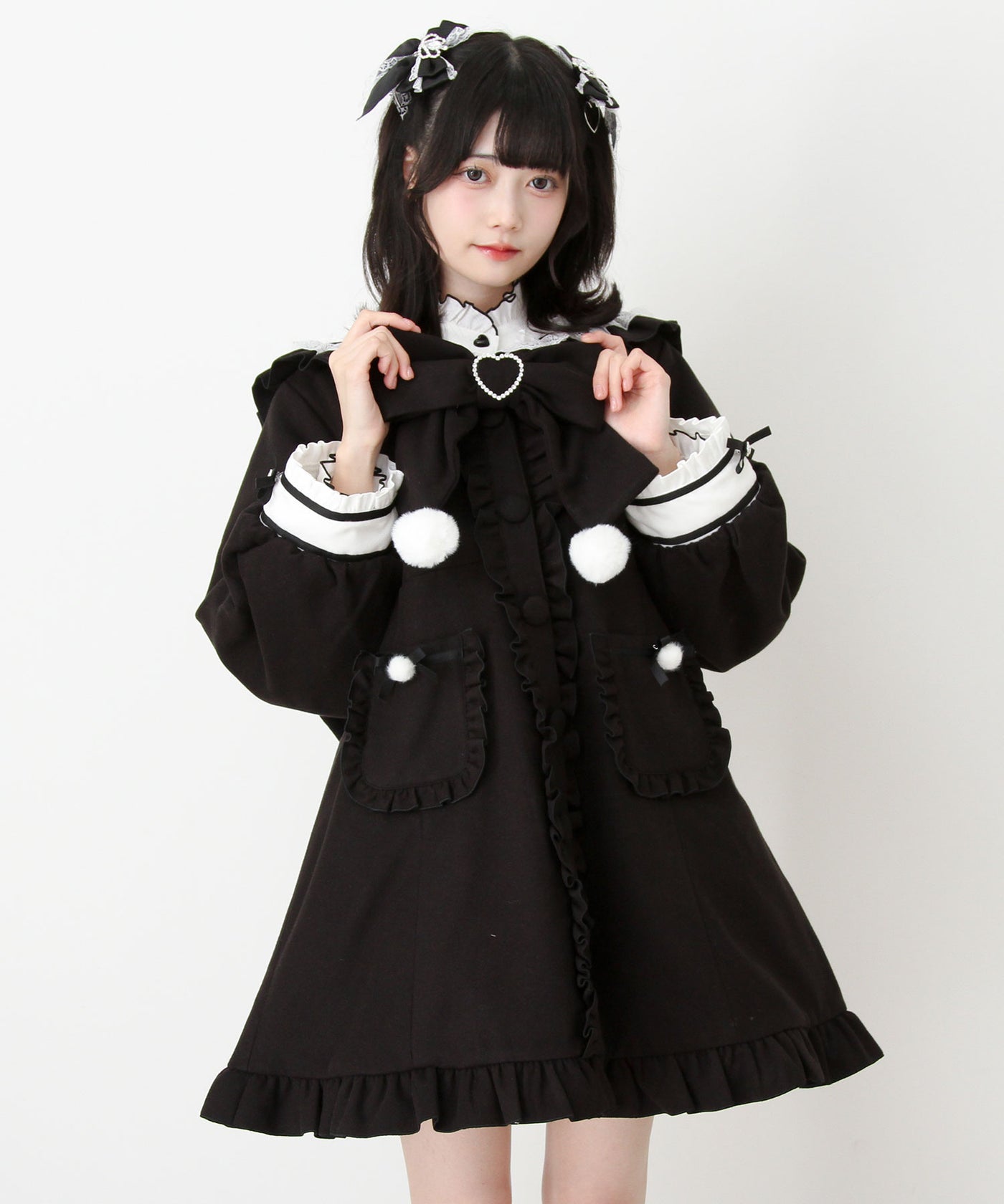 美品 M'S GRACY リボン フリル襟 テーラード コート ネイビー 38 美品 M'S GRACY リボン フリル襟 テーラード コート ネイビー 38