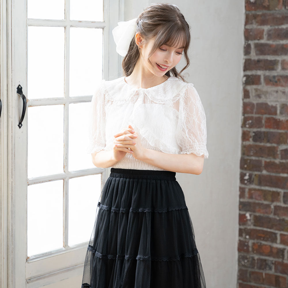 ビッグリボンシフォンバレッタ – レディースファッション通販の夢展望
