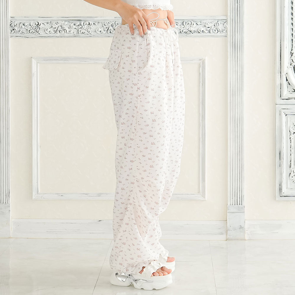 2buy20%OFFクーポン対象】花柄カーゴパンツ – レディースファッション