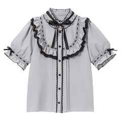 ブルーグレー×ブラック