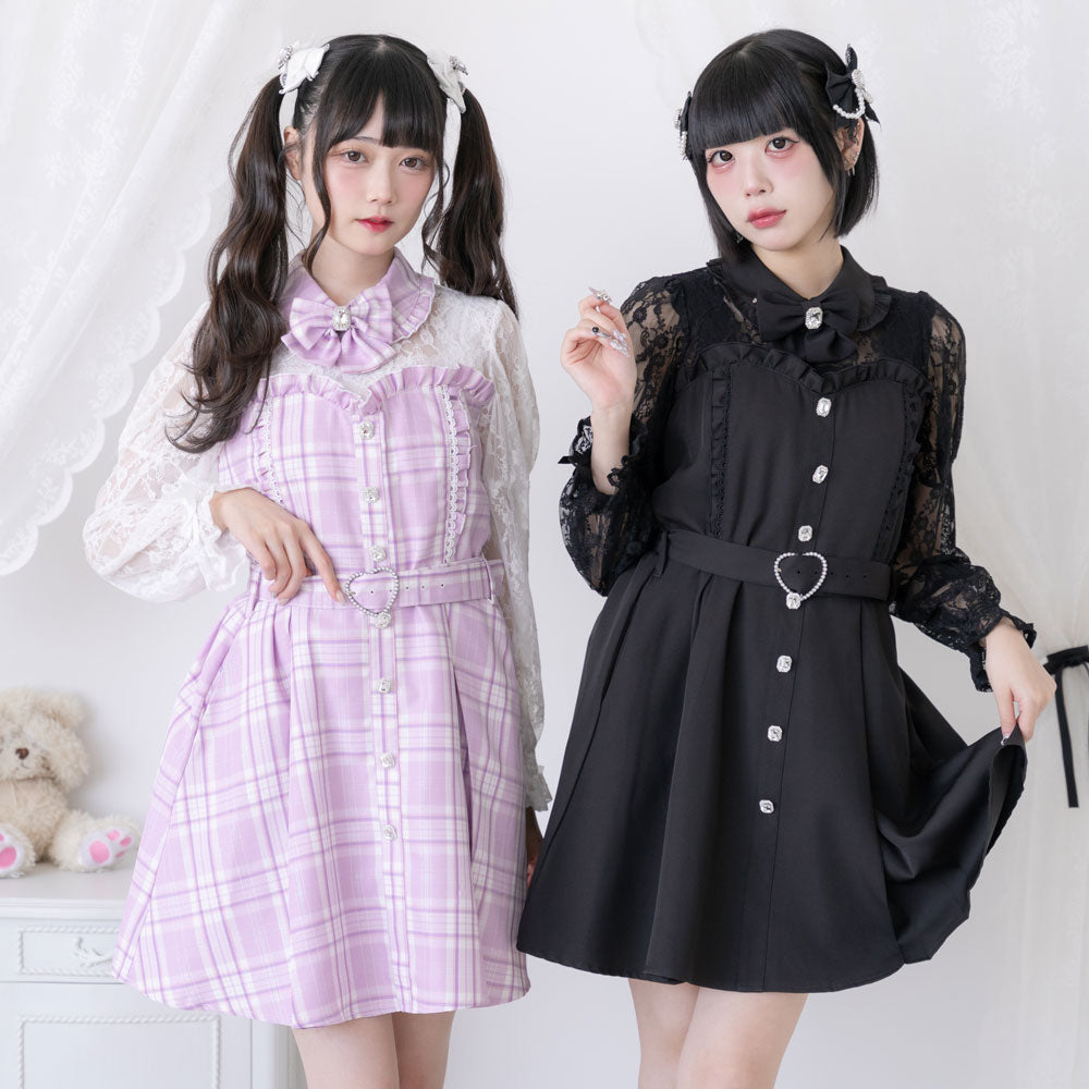 レースドッキングビスチェワンピ – レディースファッション通販の夢