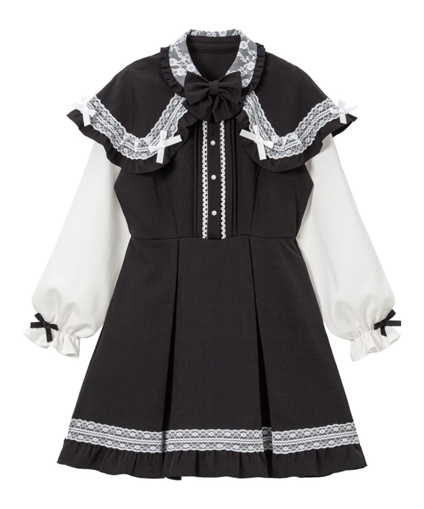 ワンSale!!シースル切替ワンピース ポンチョ風袖切替ワンピース – レディースファッション通販の夢展望