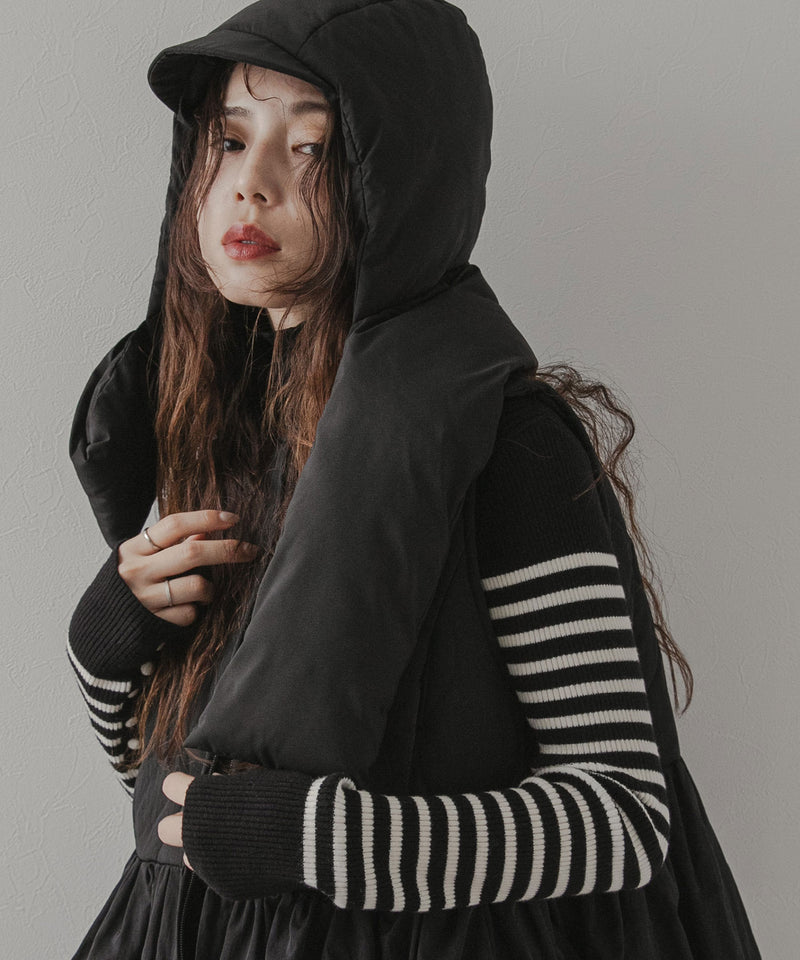 ダウンマフラーキャップ