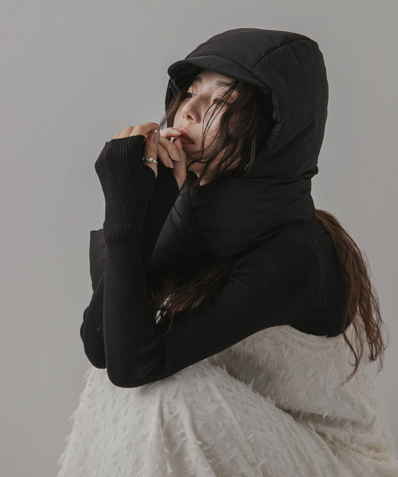 ダウンマフラーキャップ