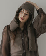 ダウンマフラーキャップ