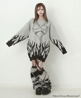 【新春セール】フレイムジャガードビッグニット