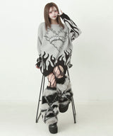 【新春セール】フレイムジャガードビッグニット