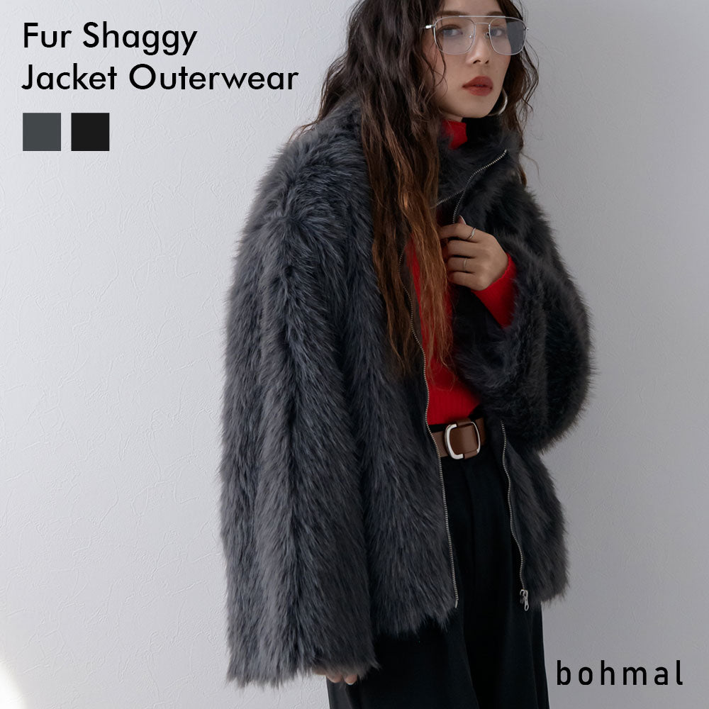 ファーシャギージャケットアウター – レディースファッション通販の夢